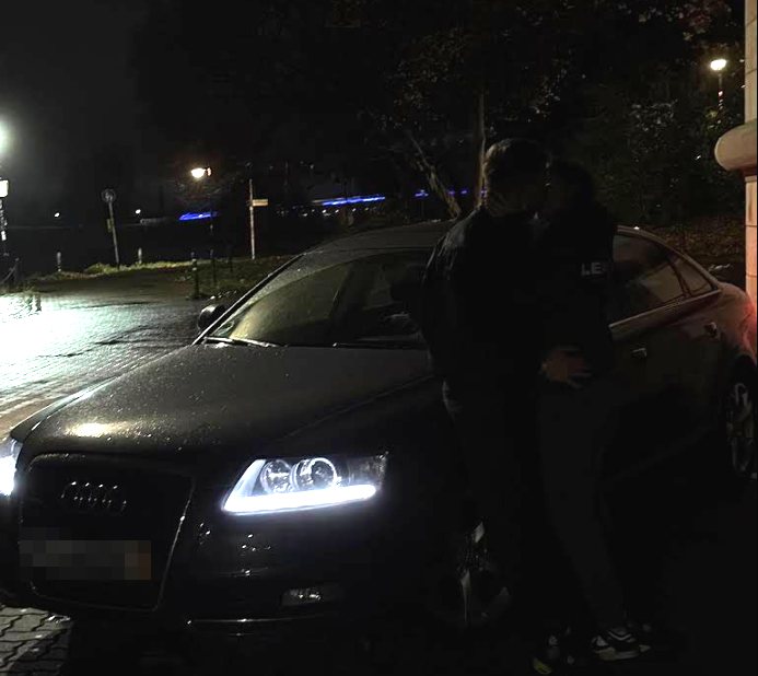 Kundenfahrzeug Audi A6 C6 bei Nacht